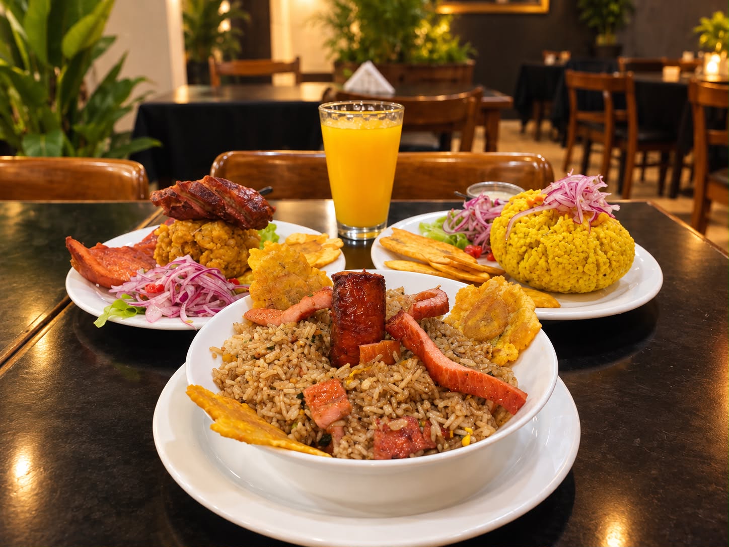 Platos de cocina peruana amazónica